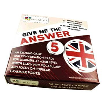 Karte za učenje engleskog give me the answer level 5