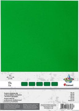 Filc tamnozeleni, A4, 2 mm, 200 g, 10 komada