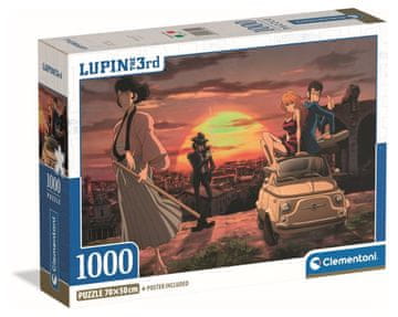 Clementoni Puzzle 1000 komada. Compact Lupin 1 III