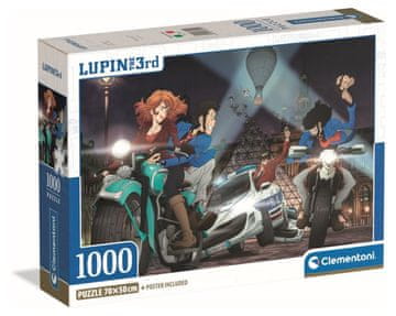 Clementoni Puzzle od 1000 dijelova Compact Lupin 2 III
