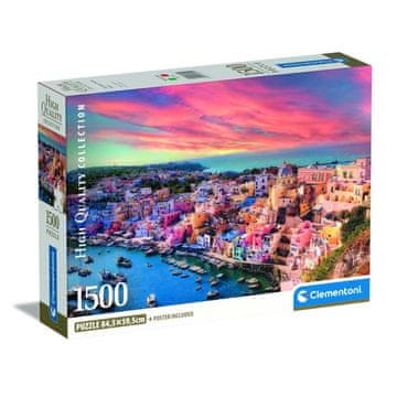 Clementoni Puzzle od 1500 dijelova. Compact Picturesque Procida Island