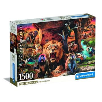 Clementoni Puzzle 1500 komada - Compact The Tribal Society