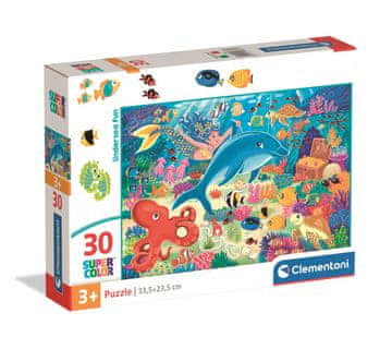 Clementoni Puzzle od 30 dijelova super kolor undersea fun