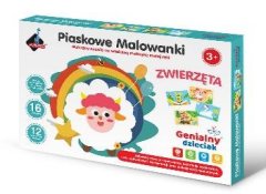 Pješčana slika za lijepanje. Životinje