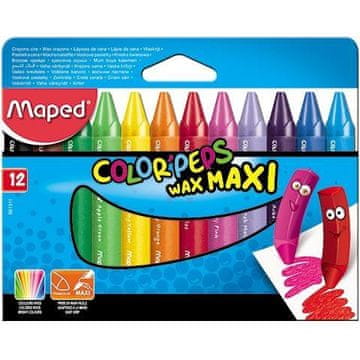 Jumbo Colorpeps voštane bojice za ranu dob, 12 boja