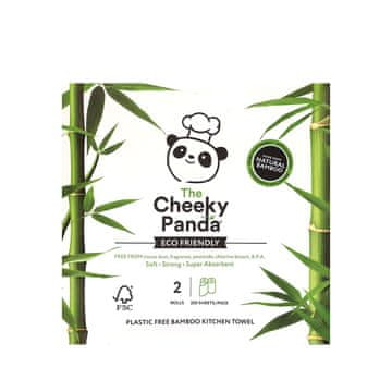 Cheeky Panda, Papirnati ručnici, 200 listova (2 role od 100 listova)