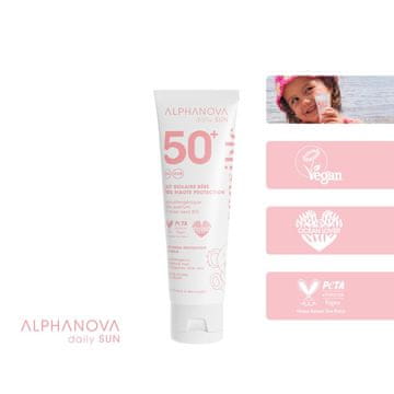 Alphanova dnevna losion za sunčanje SPF50+, za osjetljivu kožu, 50 ml, BEBE