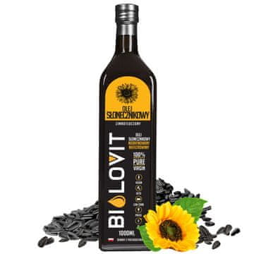 Bilovit suncokretovo ulje hladno prešano, 1000 ml
