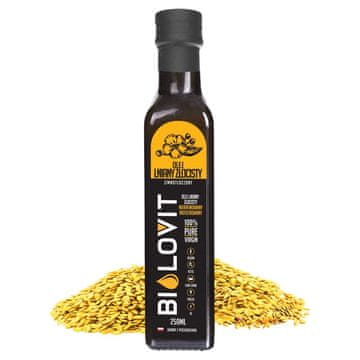 Bilovit olej od zlatne lana hladno prešan - 250 ml