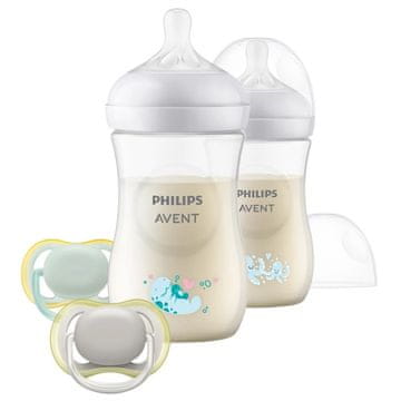 Philips AVE-set nat 3.0 sea deco 2btl i 2 sthr