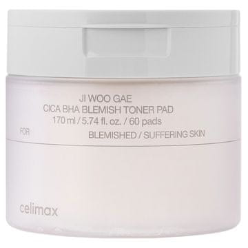 Celimax-ji woo gae cica bha blemish toner pad, 60 komada