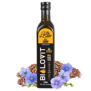 Bilovit - Laneno ulje hladno prešano - 500 ml