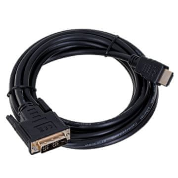 GEM GEMBIRD DVI-D kabel, crni, 3m, muški/muški