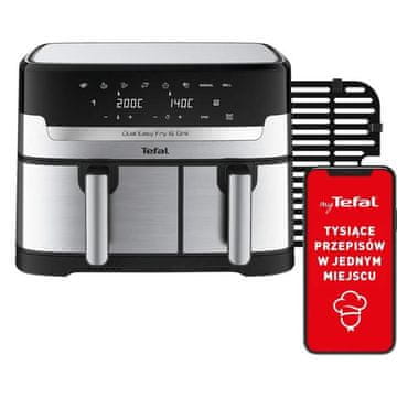 Tefal TEFAL EY905D10 Dual Easy Fry & Grill SS EU čelična crna friteza na vrući zrak