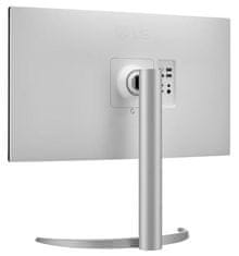 LG LG UltraFine 27UP850K-W UHD 4K IPS HDR10 monitor crne i srebrne boje