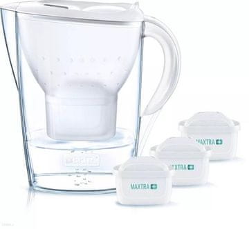 BRITA Marella XL bijeli filter vrč + 3 Pure Performance Pro uloška