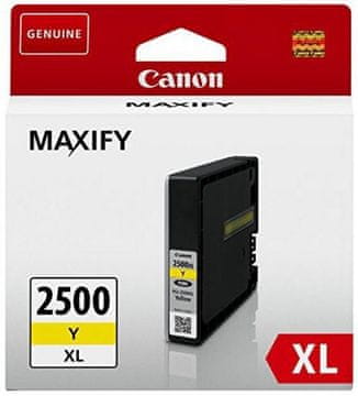 Tinta CANON PGI-2500XL Y