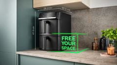 Bosch Serie 6 friteza na vrući zrak, 12 L, crna (MAFD661B7)