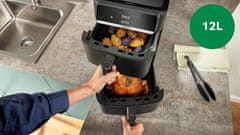 Bosch Serie 6 friteza na vrući zrak, 12 L, crna (MAFD661B7)