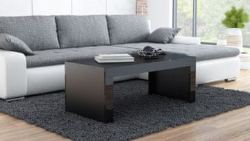 slomart Cama TESS120 CZ/CZ stolić za kavu, pravokutni, crna