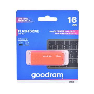 GoodRam Goodram UME3-0160O0R1 USB 3.2 Gen 1 flash memorija 16 GB Narančasta