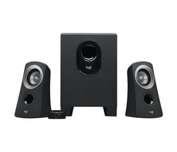 slomart Logitech Z313 2.1 zvučnički sustav, 25W RMS, crni