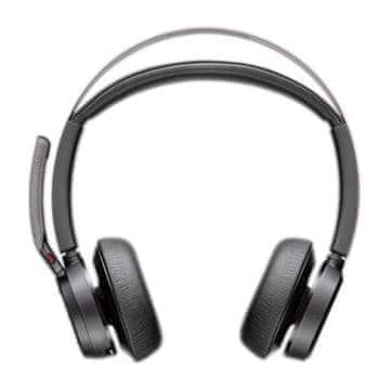 HP Poly Voyager Focus 2 UC USB-C/A Teams bežične stereo slušalice, crne
