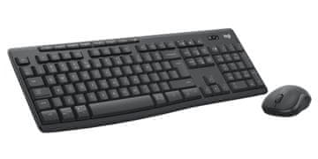 slomart Logitech MK370 Combo for Business, bežična tipkovnica i miš, grafitna