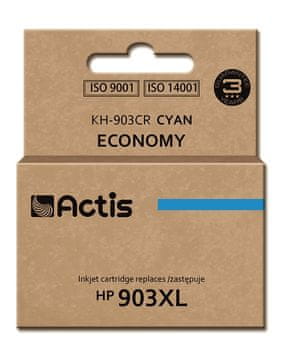 ACS Tinta Actis KH-903CR (zamjena za HP 903XL T6M03AE; Standard; 12 ml; cijan) - Novi čip