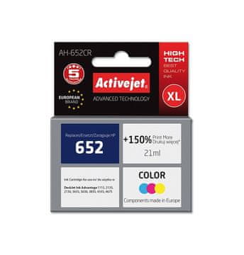ActiveJet Activejet AH-652CR zamjenska tinta za HP (boja, 21 ml, XL)