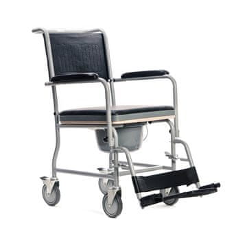 MDH WC kolica MDH PLW006VC, crna/siva