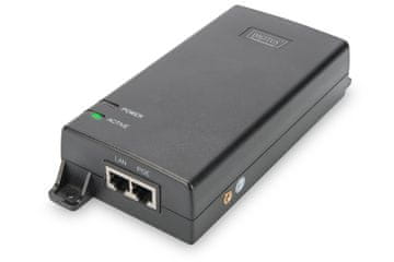 Digitus Digitus Gigabit Ethernet PoE Injector, 802.3af/at, 60W, Crni