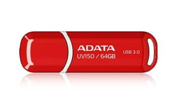AData ADATA DashDrive UV150 USB 3.2 Gen 1, 64 GB, crveni
