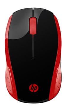 HP bežični miš 200 (Empress Red), ambidekstralan, radi na baterije