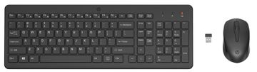 HP 330 bežični set tipkovnica + miš, crni, univerzalni raspored