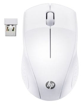 slomart HP 220 miš, bijeli, RF Wireless, optički