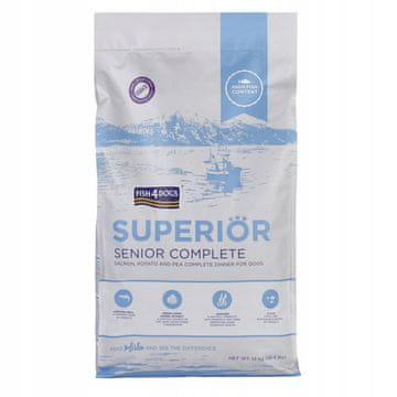 Fish4Dogs FISH4DOGS Superior Senior Medium Complete Salmon hrana za pse 12kg