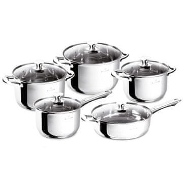 Blaumann Set posuđa BL-3874 nehrđajući čelik 10 kom. Gourmet linija