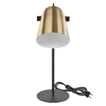 EMOS Stolna lampa NINA, zlatna