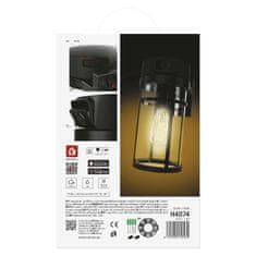 EMOS GoSmart H4074 vanjska rotirajuća kamera i svjetlo IP-1300 LANTENA, s WiFi-jem, crna