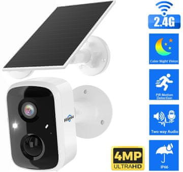 LifeSmart 3K 4MP Alexa solarna Wi-Fi sigurnosna kamera s PIR/AI detekcijom pokreta