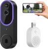 LifeSmart Pametno 1080p video zvono za vrata s AI detekcijom i dvosmjernim zvukom