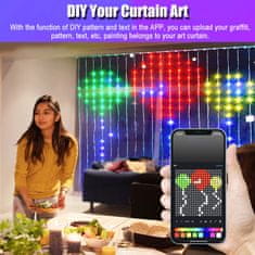 LifeSmart  DIY pametne zavjese s 400 LED traka svjetala s upravljanjem putem aplikacije za dekoraciju