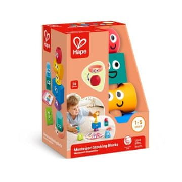 Hape Montessori kocke za slaganje