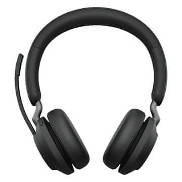 Logitech Evolve2 65 Stereo MS + Link 380 USB-C bežične slušalice, crne