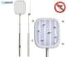 Platinet PRMB3875 2u1 električni reket protiv insekata, 5 W, bijel