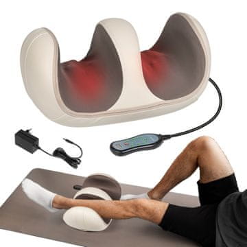 Masažer za stopala i noge, grijanje 42°C, Shiatsu Rebel, 20 glava, daljinski upravljač