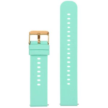 Pacific Gumeni remen za sat U27 - mint/ružičasto zlato - 22 mm