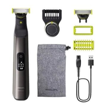 Philips OneBlade Pro brijač s oštricama od 360 stupnjeva QP6552/15 siva