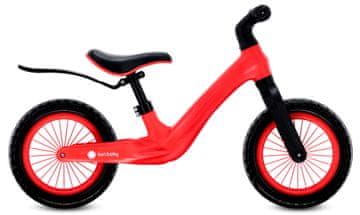 Dječji bicikl bez pedala Sport najlon lagan 2,5 kg blatobran, pjenasti kotači eva crveni